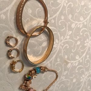 2 bangles 1 bracelet 1 ring